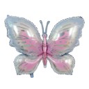 Folienballon Schmetterling 72 × 98 cm Mehrfarbiger Ballon in Schmetterlingsform Dekoration für Geburtstage Hochzeiten Partys Dekoration Fotokabine 2