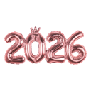 Folienballons 45 x 93 cm Zahlen 2026 Silberne Ballons aus Aluminiumfolie Neujahrsdekoration Silvester Party Abschlussfeier Weihnachten 18