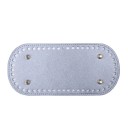 Fondo per borsa lavorata a maglia con fori per uncinetto 22×10 cm in PU pelle rinforzo fondo borsa per la produzione di borse all'uncinetto 1