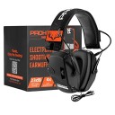 Fones de ouvido anti-ruído Zohan com microfone Proteção táctica dobrável Ajuste de tamanho Jack de 3,5mm Patches removíveis Caveira Veado 1