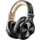 Fones de ouvido de estúdio sem fio sobre a cabeça Bluetooth 5.0 e conexão com fio de jack de 3,5 mm Bateria de 650 mAh Cabo com conector 4