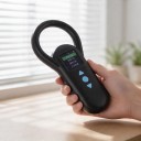 Fonkan S70 Bluetooth- ja USB-mikrosirunlukija 500 tallennuksen muisti FDX-B ja EMID ISO 11784/85 3,66 cm näyttö Musta Koirille ja kissoille 2
