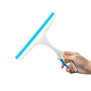 Fönsterklinga med ergonomiskt handtag 25 × 21,5 cm handhållen fönster- och duschväggsrengörare för badrum och hem 2