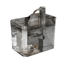 Fontana per acqua per gatti 1,5 l con filtro e pompa silenziosa Alimentazione automatica 4 modalità di flusso 12 x 16,5 x 11,5 cm 2