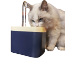 Fontana per gatti ultratrasparente da 1,5 l con filtro ricircolante USB Distributore automatico d'acqua 3 modalità di flusso Protezione contro il surriscaldamento Acqua pulita 5