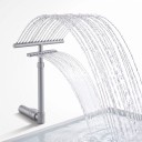 Fontana per piscina 2 in 1 Cascata a due strati e arco di getti d'acqua 42,4 x 50,8 cm Regolazione dell'altezza del getto Bianca Per piscine fuori 4