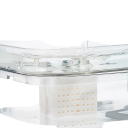 Fontana ultratrasparente per gatti con filtro per acqua potabile 5V USB Ricircolo automatico Dispenser d'acqua e filtrazione 2