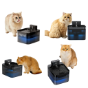Fontânea automática sem fios para gatos 2,2 l Dispensador de água com sensor infravermelho Fontaninha inteligente de plástico bateria de 2600mAh 3