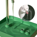 Fontânea ultraticha para gatos 1,5 l Dispensador de água inteligente USB Filtro de recirculação 3 modos de fluxo Prevenção de sobreaquecimento Água limpa 3