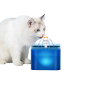 Fonte automática de 2l para gatos com luz LED alimentação USB 4 níveis de filtragem 3 modos de fluxo Funcionamento silencioso Indicador de nível de água 4
