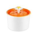Fonte automática de água para gatos com flor Capacidade 1,6 l Filtro e bomba Adaptador 12 V Consumo 2 W Dimensões 19 x 19 x 16 cm 2