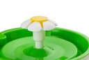 Fonte automática de água para gatos com flor Capacidade 1,6 l Filtro e bomba Adaptador 12 V Consumo 2 W Dimensões 19 x 19 x 16 cm 11