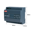 Fonte de alimentação comutável para barra DIN AC 100–240V DC 12V 12,5A 150W Fonte industrial compacta 10,5 x 9 x 5,5 cm Desempenho estável 2