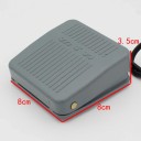 Foot Switch for Welding Machines Self-Resetting Pedal SPDT 0-400 V 0-10 A 8 x 8 x 3.5 cm Grey for Controlling Welding Machines and Foot Devices 6