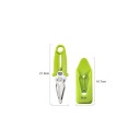 Forbici da cucina universali 2 in 1 con punta curva e custodia Acciaio inossidabile Lame affilate Impugnatura ergonomica Sicuro stoccaggio 4