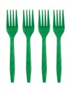Forchette di plastica monouso per feste, posate da tavola per compleanni, catering, dessert e frutta 3
