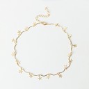 Forgyldt choker med stjerner 4