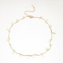Forgyldt choker med stjerner 5
