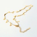 Forgyldt choker med stjerner 7