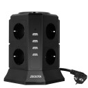 Forlængerledning 8x stikkontakt, 4x USB 2 m 2
