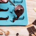 Forma de chocolate com padrão de texugo 2