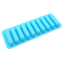 Formă de gheață din silicon 25 × 9 × 7,5 cm, formă creativă pentru deget cu 10 grile, silicon de calitate alimentară pentru înghețată, budincă, ciocolată, utilizare în batoane 5