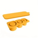 Formă de silicon pentru cuburi de gheață, 215 × 70 × 82 mm, capac și 3 grile pentru pahare Stanley de 30/40 oz, tavă reutilizabilă 4