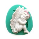 Forma de silicone 3D em forma de anjo 6