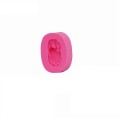 Forma de silicone 3D em forma de rã para a produção de pequenas figuras Remoção fácil do produto acabado Silicone rosa Tamanho da rã 2,2 x 1,3 cm 3
