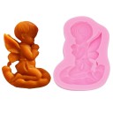 Forma de silicone anjo 2