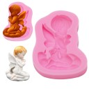 Forma de silicone anjo 3