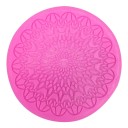 Forma de silicone com ornamento floral 4