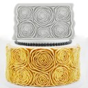 Forma de silicone com rosas 1