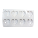 Forma de silicone coração 2
