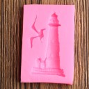 Forma de silicone farol e gaivota 2
