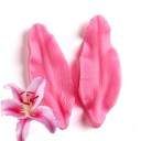 Forma de silicone folhas de lírio 2 pcs 3