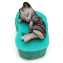 Forma de silicone gato 7