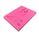 Forma de silicone noivo e noiva 3
