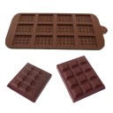 Forma de silicone para chocolate em tablete Produção caseira Bombons Cozedura Antiaderente Resistente Reutilizável Criação criativa 22,6 × 10,7 × 0,5 cm 4