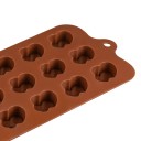 Forma de silicone para corações de chocolate 2