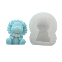 Forma de silicone para leão 6 x 3 x 7,2 cm 1