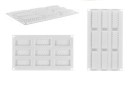 Forma de silicone para sobremesas 13