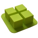 Forma de silicone para sobremesas em cubos 1