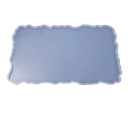 Forma de silicone para tabuleiro de resina 34,6 x 21 cm Forma retangular para moldes Tabuleiro de resina 1