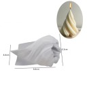 Forma de silicone para vela 6 x 5,7 x 8,6 cm Pequena vela em espiral Produção manual de velas Decoração doméstica 2