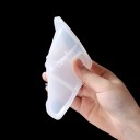 Formă din silicon 7 x 7,7 cm pentru pandantive dreptunghiulare pentru bijuterii Formă pentru rășină cu găuri pentru inel Crearea cerceilor și pandantivelor 3