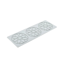 Formă din silicon pentru decor mandala 125 x 360 mm silicon flexibil albastru deschis formă pentru torturi deserturi decorare ustensilă de patiserie 1