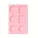 Formă din silicon pentru sigilii 13,2 x 8,5 cm Diverse dimensiuni ale cavităților Formă pentru sigilii din ceară pentru decorațiuni de plicuri și anunțuri 4