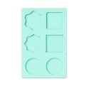 Formă din silicon pentru sigilii 13,2 x 8,5 cm Diverse dimensiuni ale cavităților Formă pentru sigilii din ceară pentru decorațiuni de plicuri 5