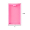 Formă din silicon roz pentru rășină 6,1 × 3 cm Formă în formă de medalion pentru câini Formă din silicon pentru pandantive și decorațiuni 1